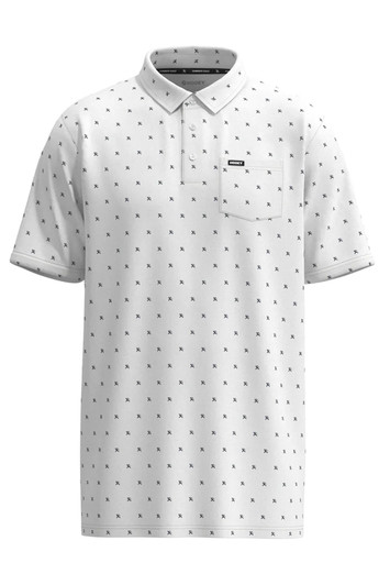 Hooey Men's Hot Shot Polo Short Sleeve T-Shirt Tee - HP022WH