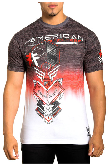 American Fighter Men's Darien Neo Tetris Short Sleeve T-Shirt Tee - FM14437