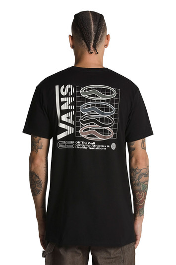 Vans Unisex Micro Trails Short Sleeve T-Shirt Tee - VN0007UWBLK1