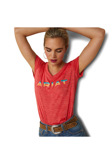 Ariat Women's Laguna Logo Short Sleeve T-Shirt Tee - 10043609