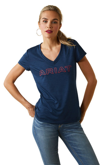 Ariat Women's Laguna Logo Short Sleeve T-Shirt Tee - 10043610