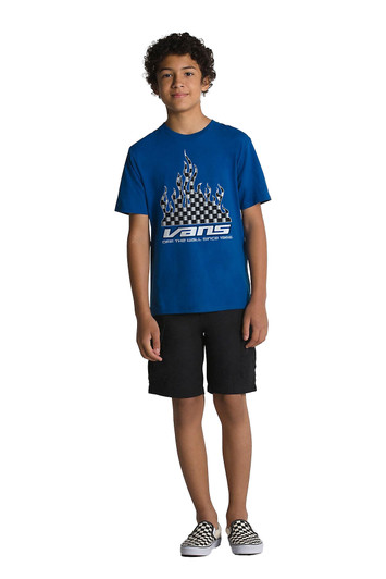 Vans Youth Reflective Checkerboard Short Sleeve T-Shirt Tee - VN0007ZN7WM1