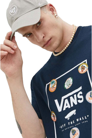 Vans Men's Classic Print Box Short Sleeve T-Shirt Tee - VN0A5E7YBVS1
