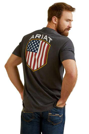 Ariat Men's Patriot Badge Short Sleeve T-Shirt Tee - 10045278