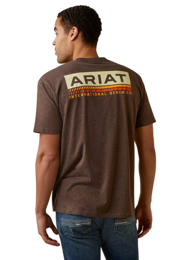 Ariat Men's Retro Stripe Short Sleeve T-Shirt Tee - 10045286