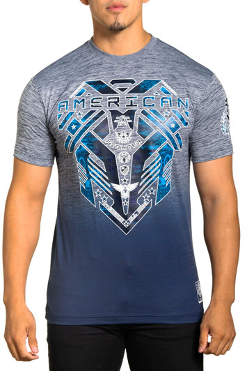 American Fighter Men's Banida Neo Tetris Short Sleeve T-Shirt Tee - FM14325