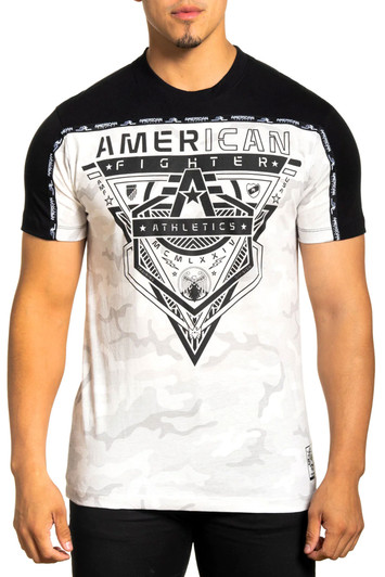 American Fighter Men's Crestline Football Short Sleeve T-Shirt Tee - FM14404