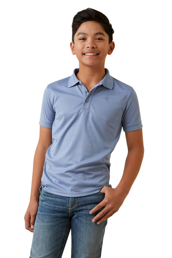 Ariat Youth TEK Polo Short Sleeve T-Shirt Tee - 10044943