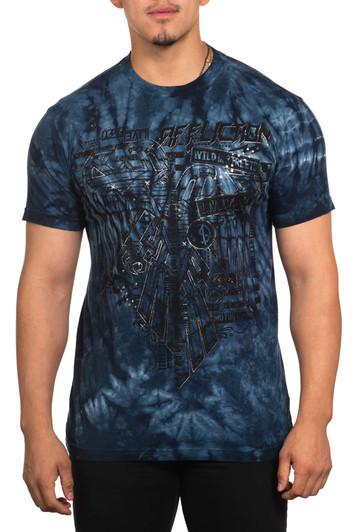 Affliction Men's London Wreck Short Sleeve T-Shirt Tee - A25647