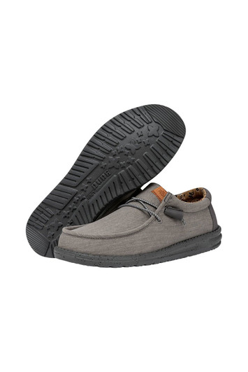 Hey Dude Shoes Men's Wally Sport Knit Charcoal - 40536-025