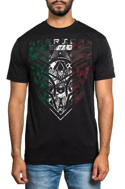 American Fighter T Shirts Men's Palmas Pitch Black Short Sleeve Tee -  FM15081