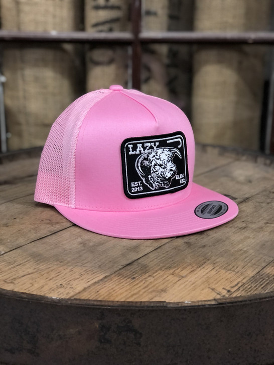 Lazy J Ranch Wear Pink & Pink 4" Elevation Cap Hat - PINK4ELEV