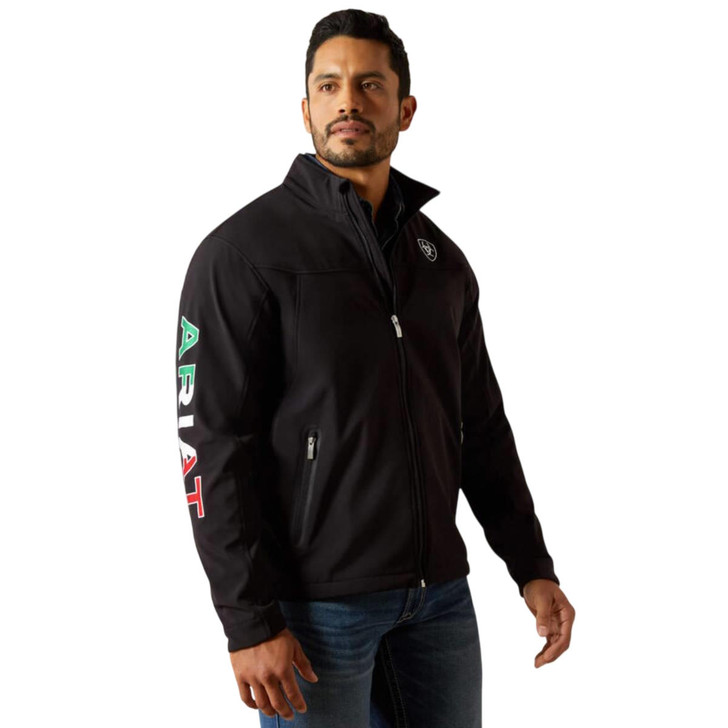Ariat Men's New Team Softshell MEXICO Black Jackets