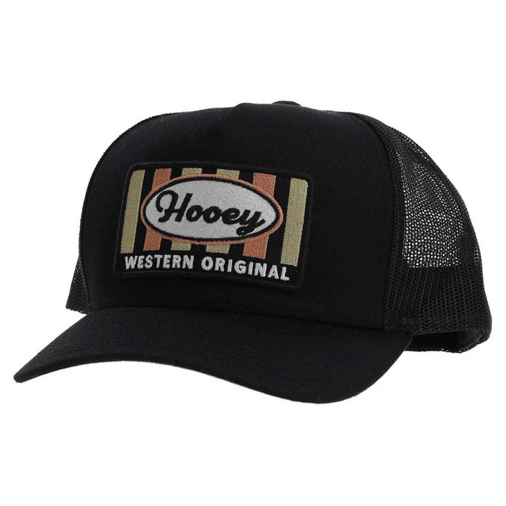 Hooey Unisex Sudan Black Mesh Back Snapback Hats