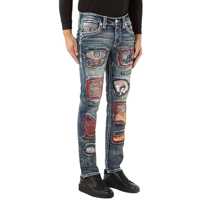 Rock revival men jean