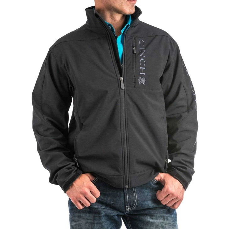 Cinch Men's Solid Black Bonded Jacket