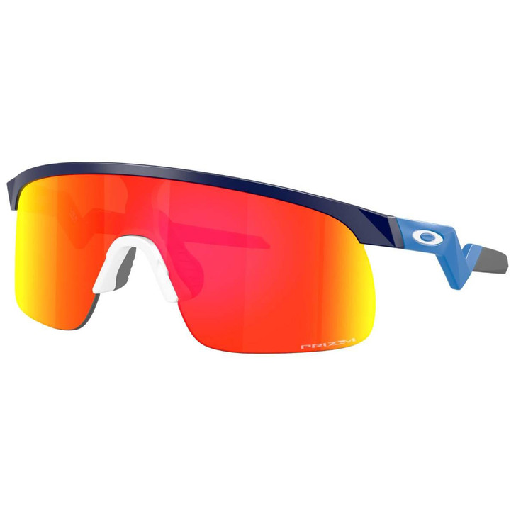 Oakley Boys Resistor Matte Navy & Prizm Ruby Sunglasses