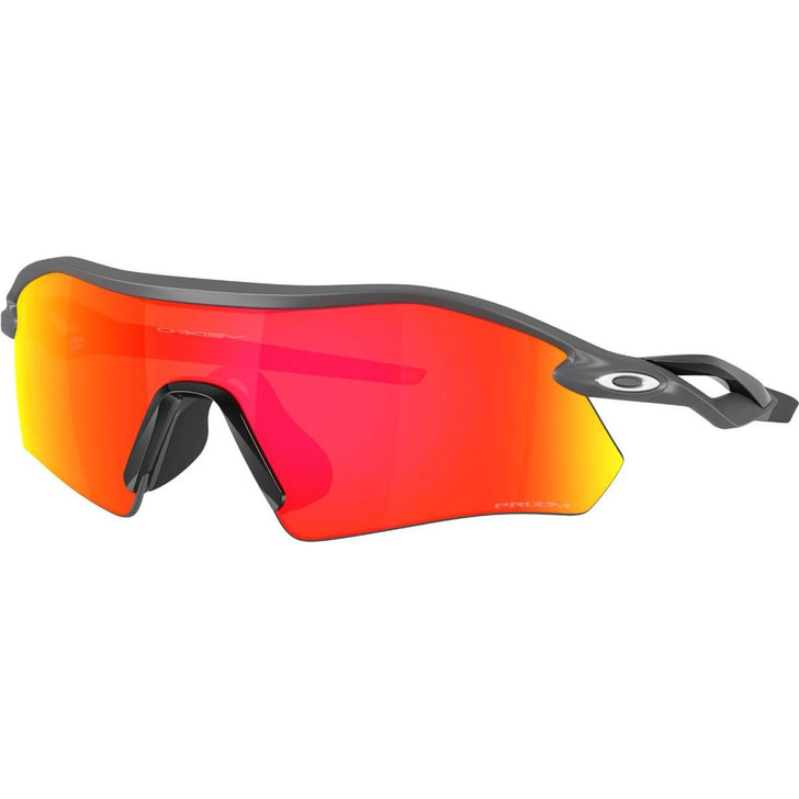 Oakley Unisex Radar Plate Prizm Ruby & Matte Carbon Sunglasses