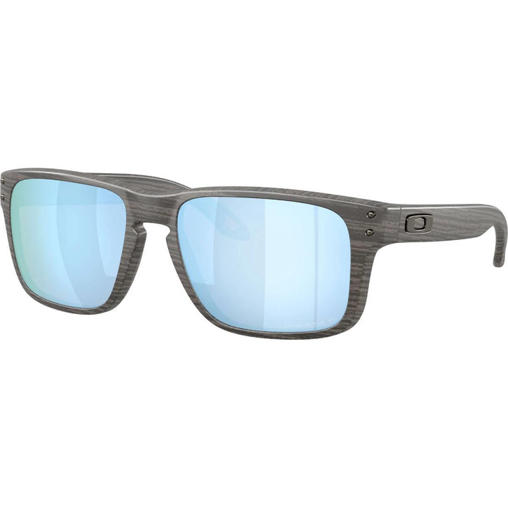 Oakley Men's Holbrook S Prizm Deep Water Polarized & Woodgrain Sunglasses