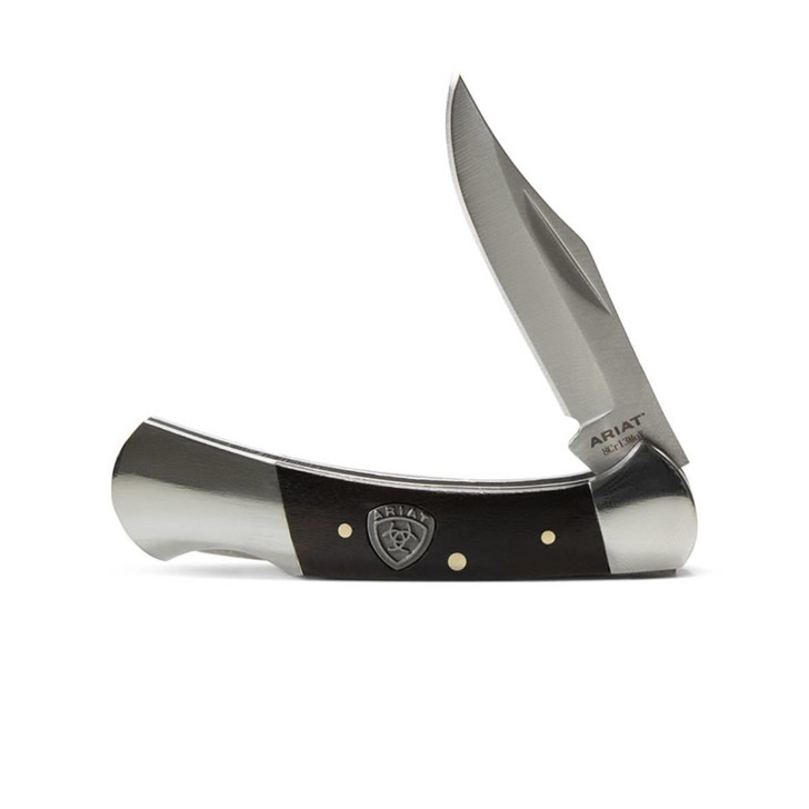 Ariat Unisex Folding Smooth Black Knife