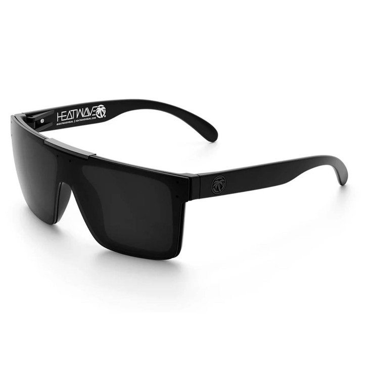 Heat Wave Unisex Quarto Z87 Black Sunglasses