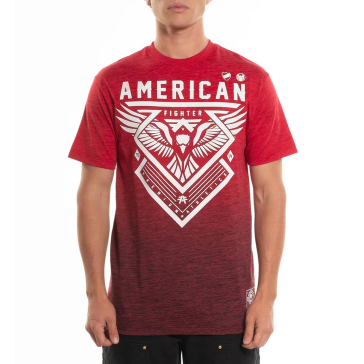 American Fighter Men's Collison Cherry Short Sleeve T-Shirt Tee