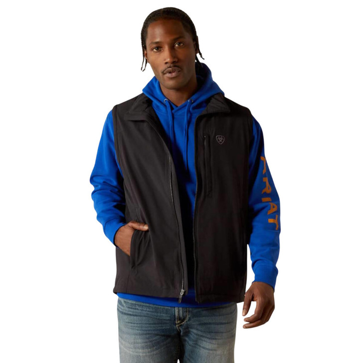 Ariat Men's Pioneer Stretchshell Black Vest