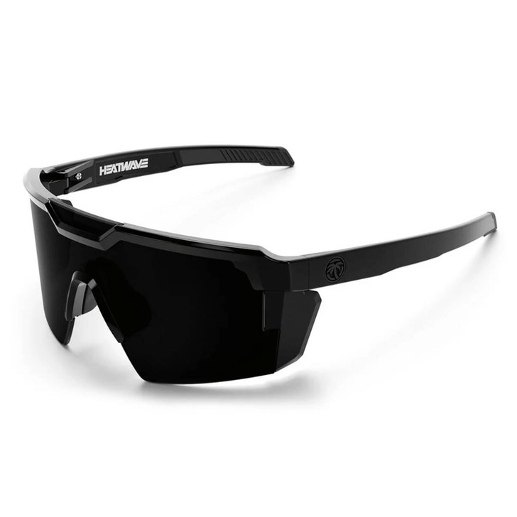 Heat Wave Unisex Future Tech Z87+ Gloss Black Sunglasses