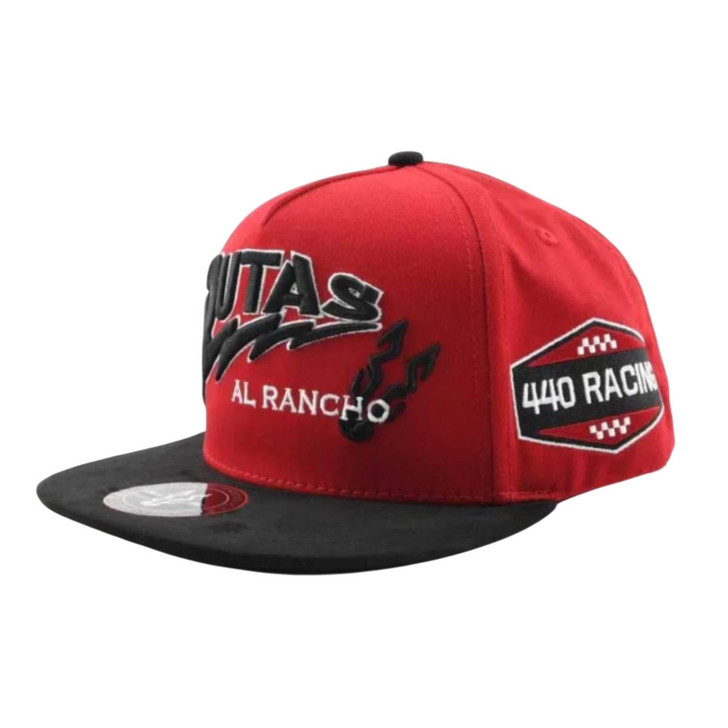 Puro440 Unisex 440 Racing Edition Red & Black Snapback Hat