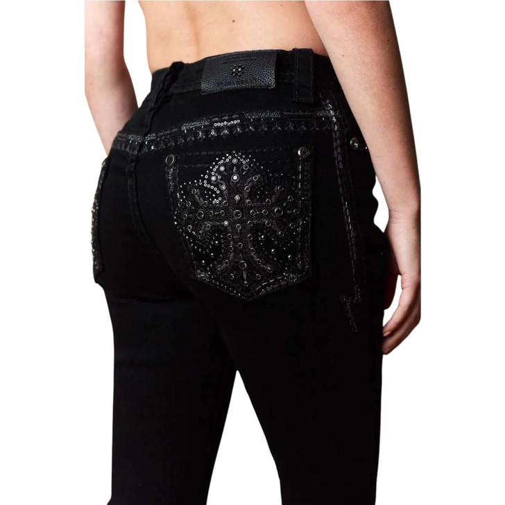 Western blue woman denim jean