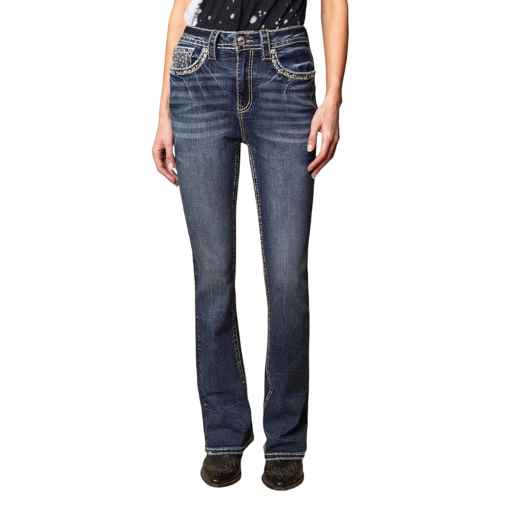 Western Blue Women's Boot Cut Denim Jean