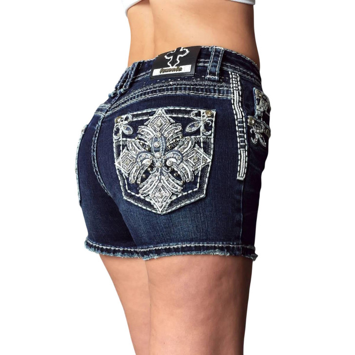 Answer me woman denim short