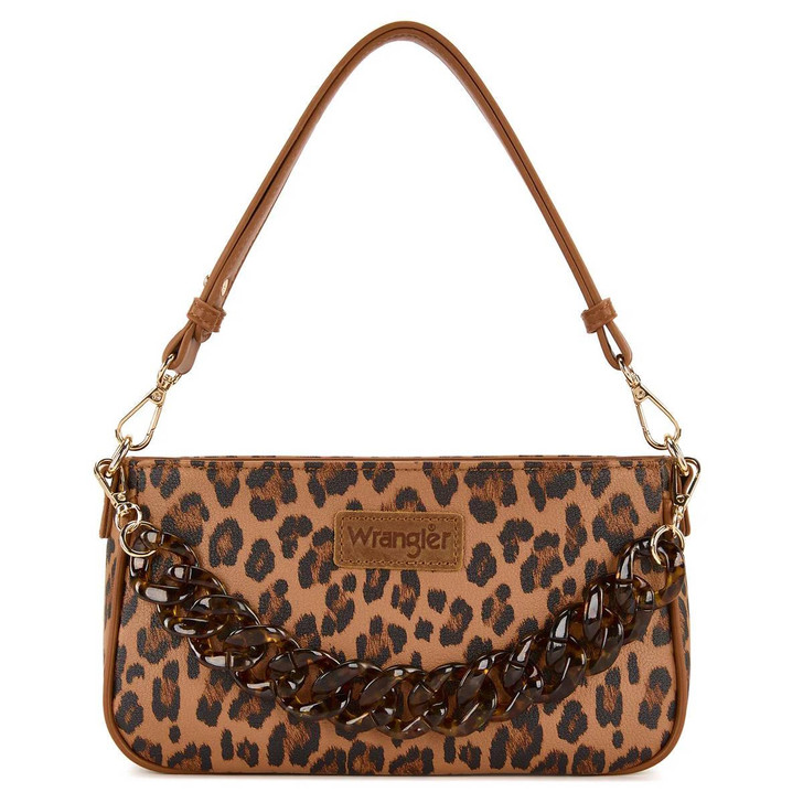 Wrangler Women's Western Leopard Print Shoulder Bag