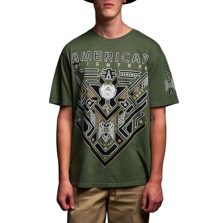 American Fighter Men's Buckingham Peatmoss Short Sleeve T-Shirt Tee
