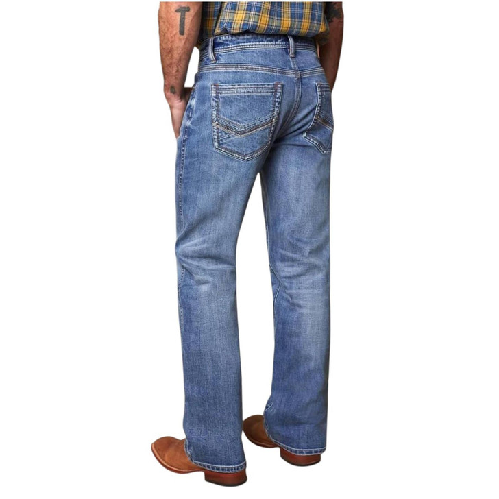 Western blue denim jeans