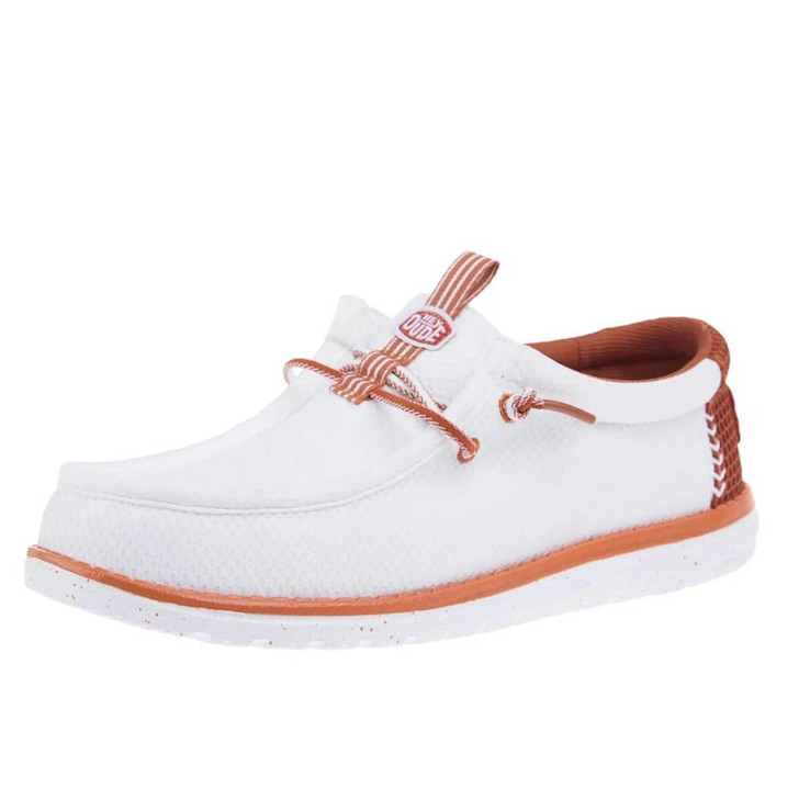 Hey Dude Men's Wally Varsity Silver Birch Shoes