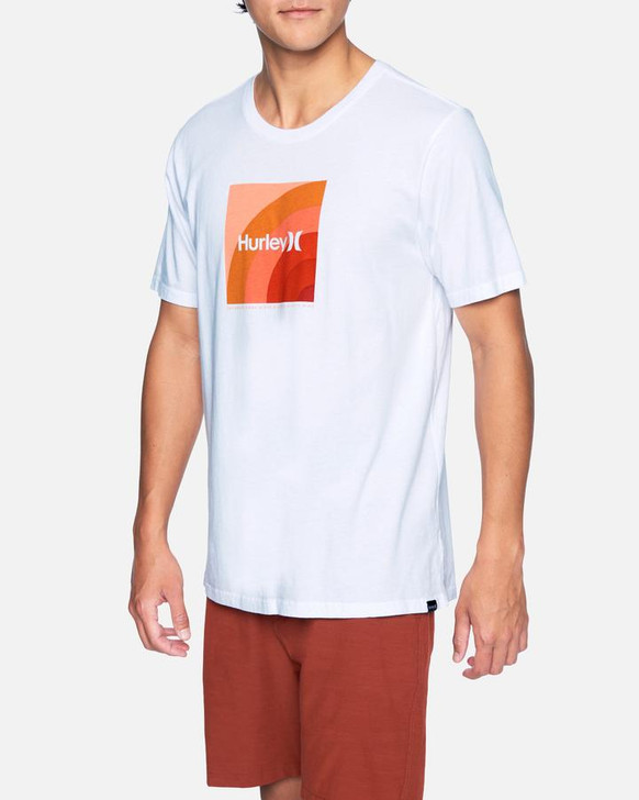 Hurley Men's Everyday Washed Retro Box Short Sleeve T-Shirt Tee - Mts0026430