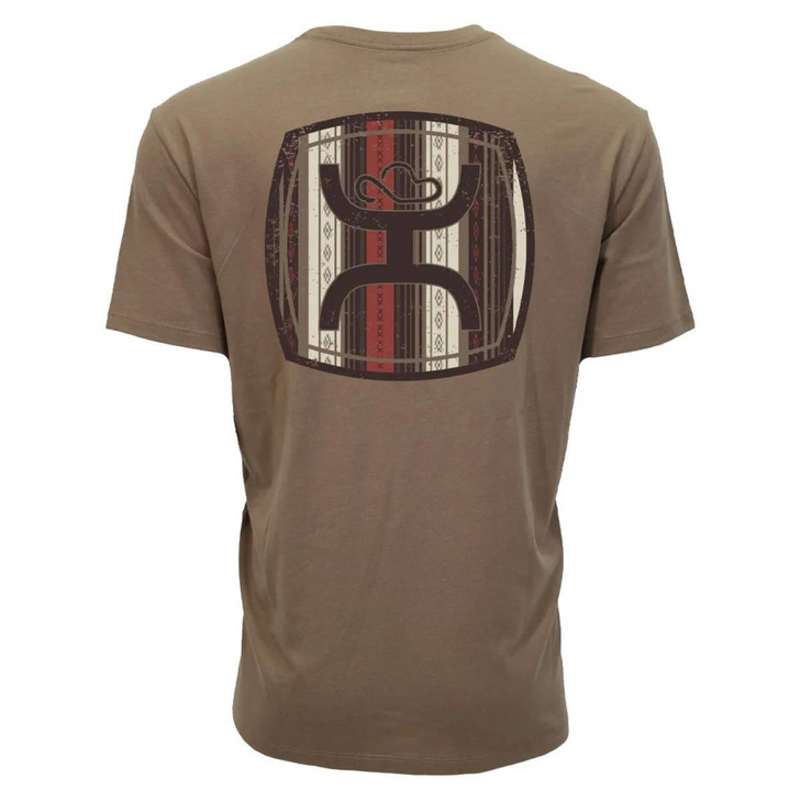 Hooey Men's Zenith Brown Short Sleeve T-Shirt Tee
