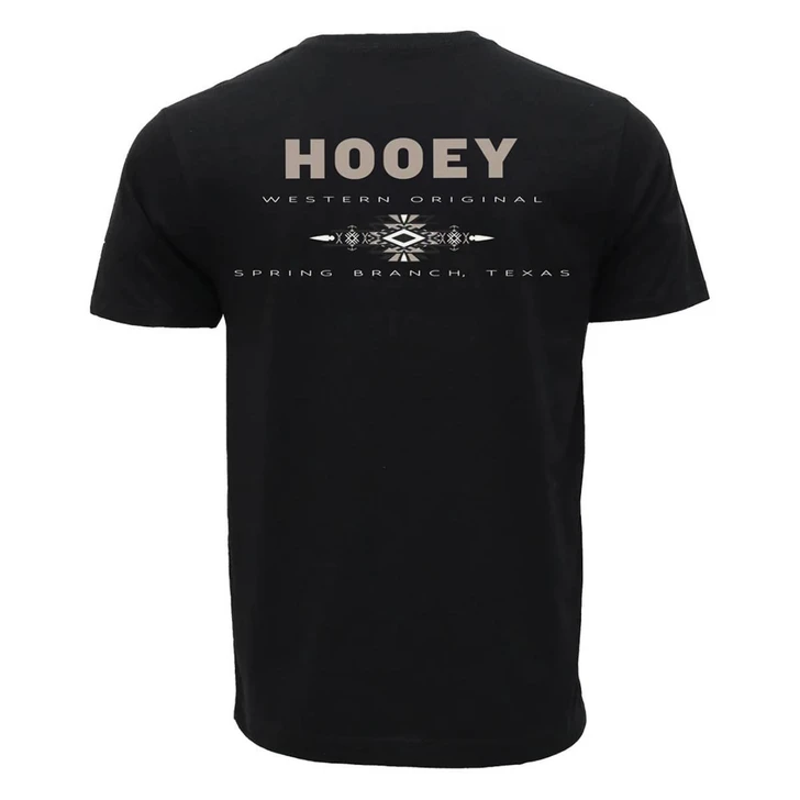 Hooey Boys Peyote Black Short Sleeve T-Shirt Tee