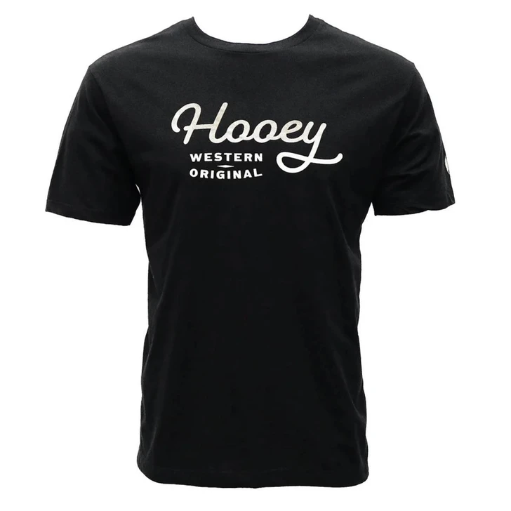 Hooey Men's OG Black Short Sleeve T-Shirt Tee