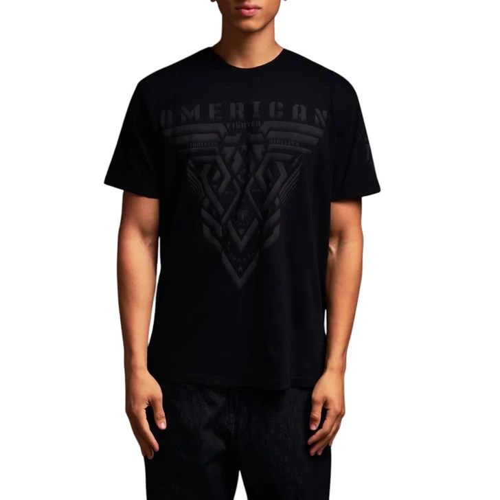 American Fighter Men's Hereford Black Short Sleeve T-Shirt Tee