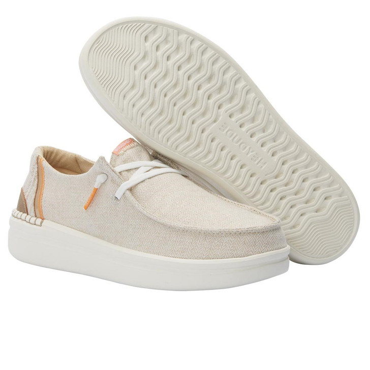 Hey Dude Ladies Wendy Rise Tan Orange Shoes 121941701