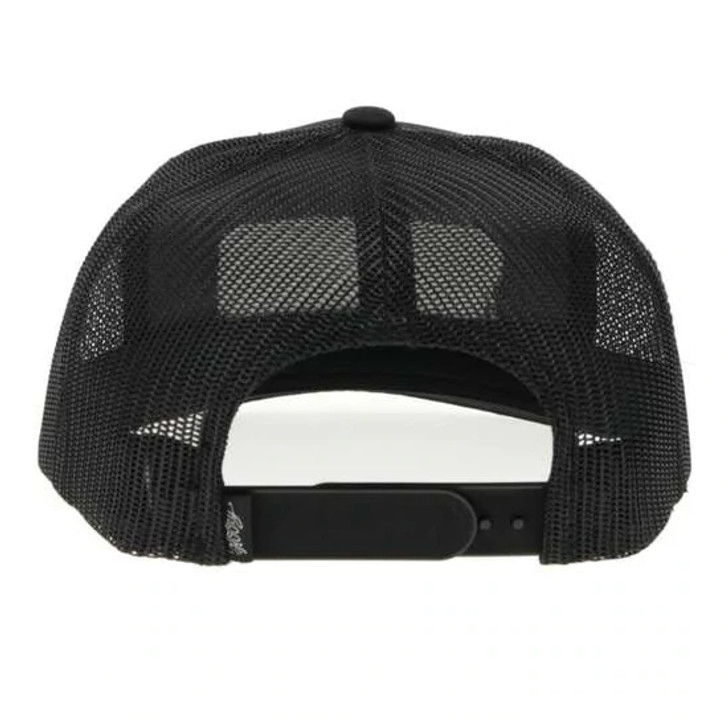 Hooey "Rodeo" Mesh Back Snapback Black Patch Cap Hats - 2153T-BK