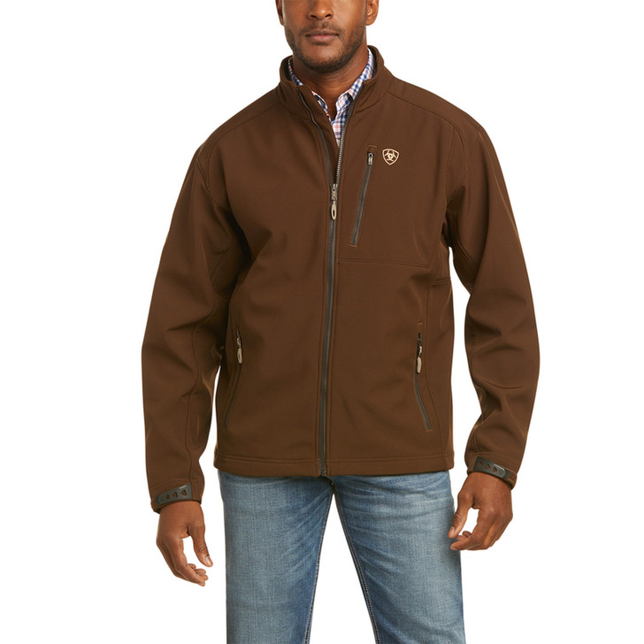 ariat softshell jacket brown, great 