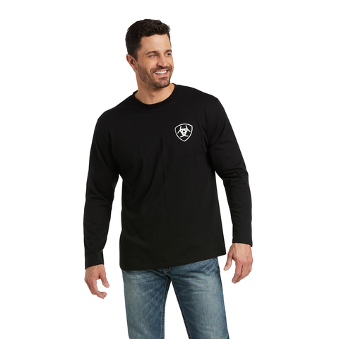 Ariat Men's Flag Woodland Long Sleeve T-Shirt Tee - 10038190