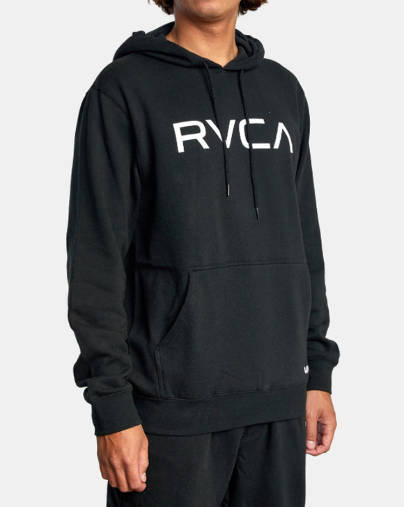 Rvca Men's Big Rvca Long Sleeve Hoodie - AVYSF00143-BLK