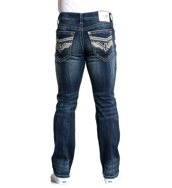 American Fighter Men's 34" Legend Infer Decade Denim Jeans - 331SS276-DEC