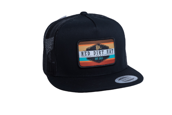 Red Dirt Hat Co. Army Sunset Patch Snapback Hat - RDHC164