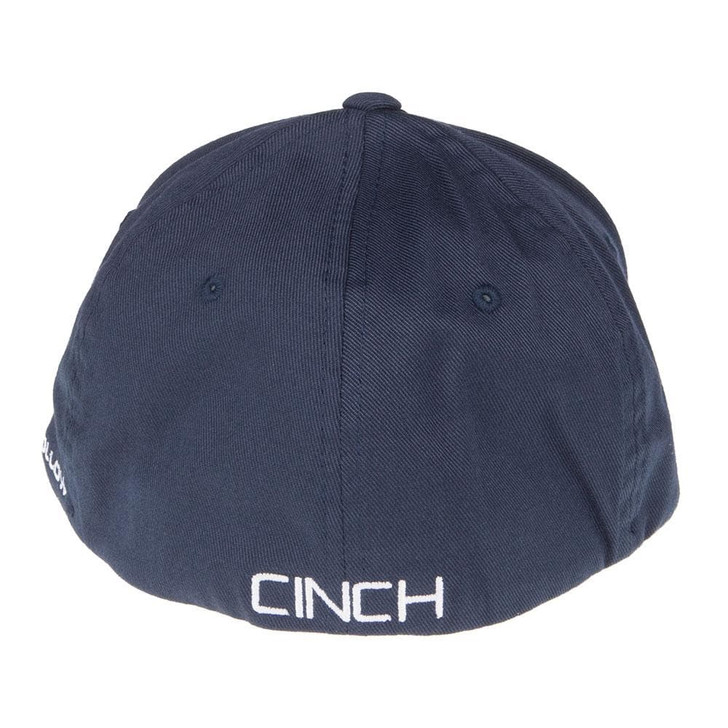 Cinch Men's Flexfit Logo Navy Cap Hat - MCC0627729