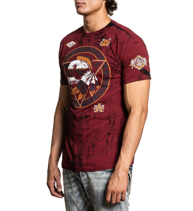 Affliction Men's Peace Tribe Motors Short Sleeve T-Shirt Tee - A21888